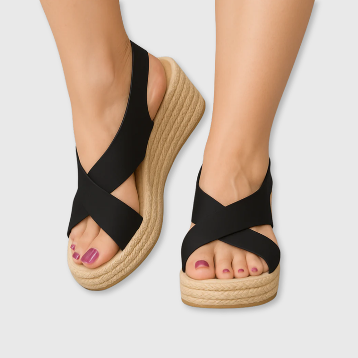 Elaine-| Elegant Espadrille-Sandals