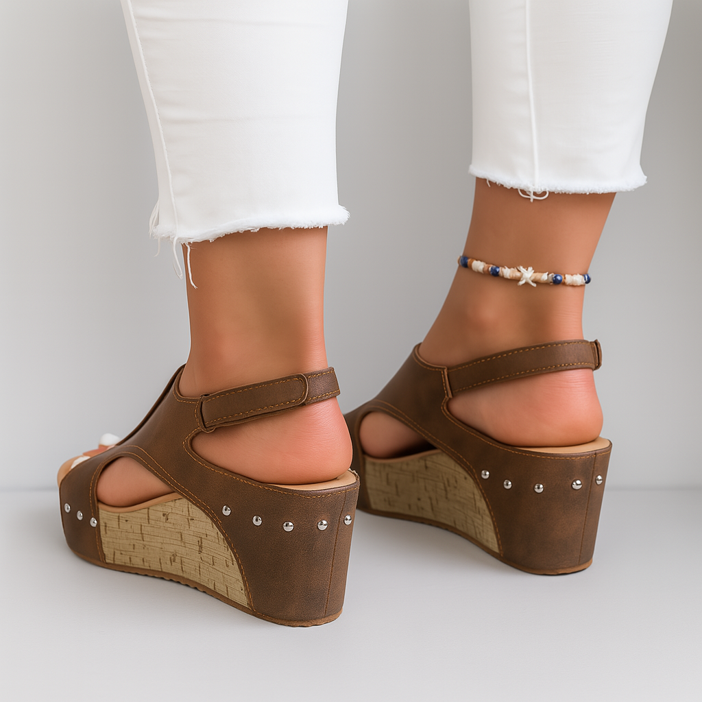 Vicky Wedge Sandals – Elegant Comfort & Everyday Ease