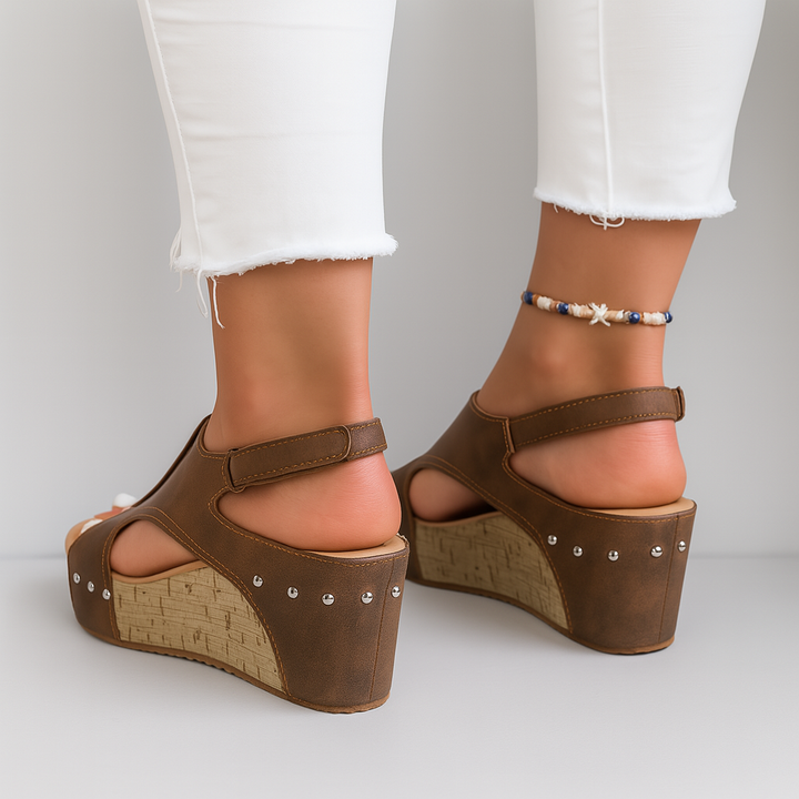 Vicky Wedge Sandals – Elegant Comfort & Everyday Ease