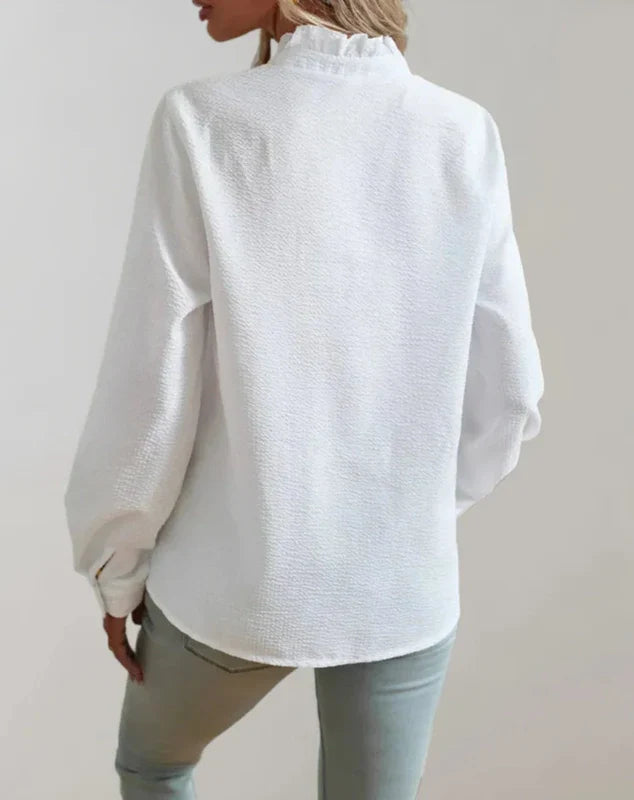 Natalie | Blouse with Ruffles