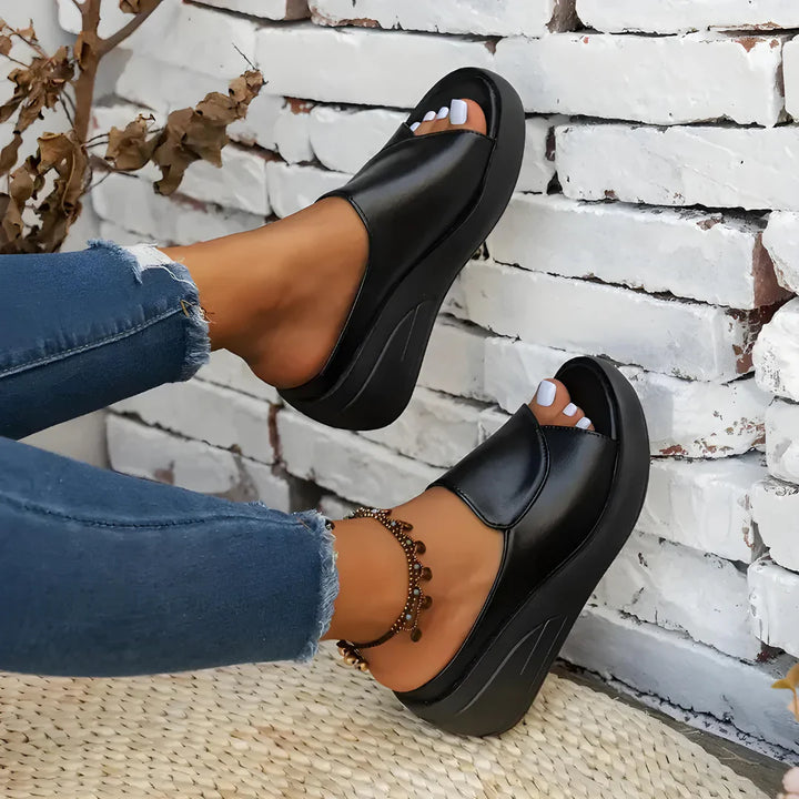 Jade Comfort Wedge Sandals – Breathable Everyday Support